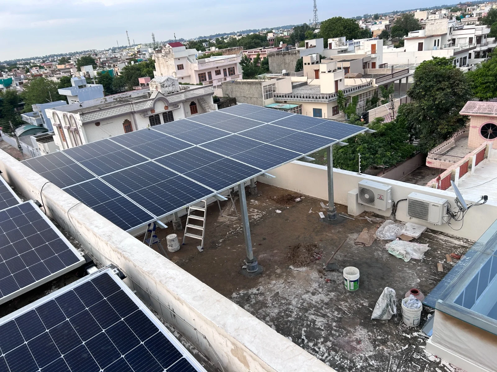 3 HP Solar Pump — Rural Setup installed by Battery House in Nadia district